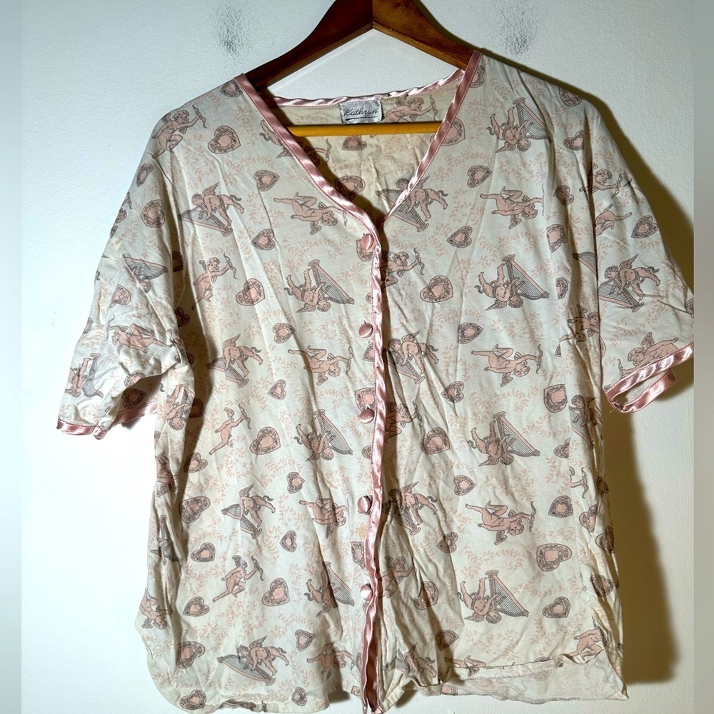 Floral Button-Up Pajama Set